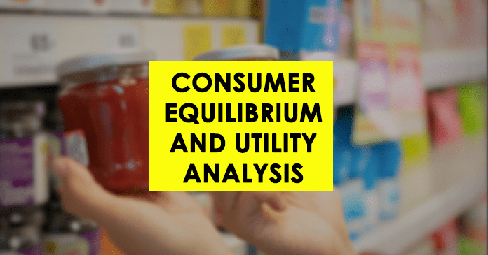 Consumer Equilibrium and Utility Analysis