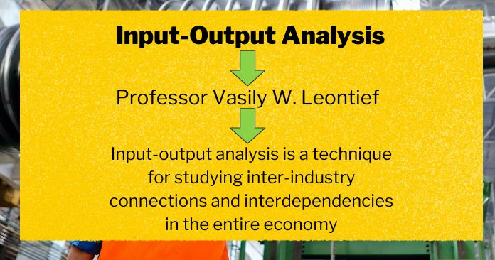 leontief input output model example