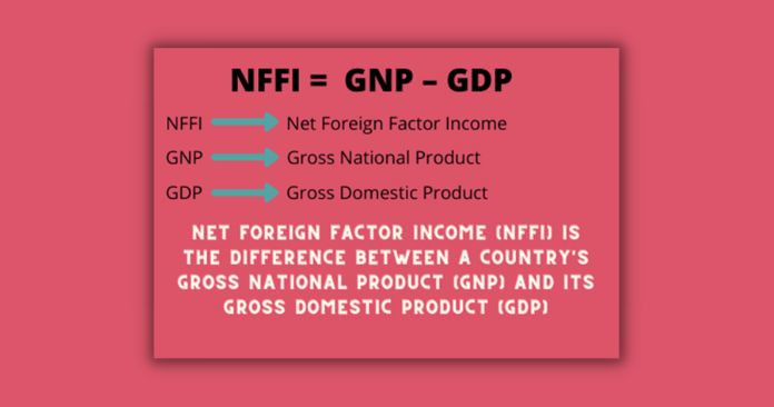 What Is Net Foreign Factor Income Formula